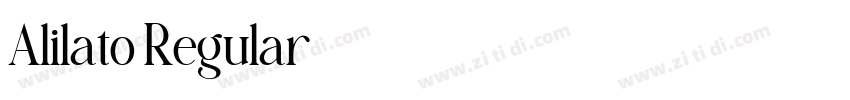 Alilato Regular字体转换 Alilato Regular字体转换